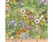 Birds Wildflowers Digital Cotton Print Fabric | By The Yard | Sewing and Crafting | 44 inches wide